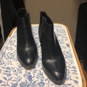 J. crew leather booties